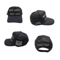 Dark MAGA Trump USA Flag Never Surrender Baseball Cap Hat Black by Deal US