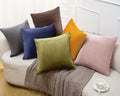 LeFadrie Chenille Pillow Covers Pack of 2 18x18 Midnight Sail Fade-Resistant by Deal US