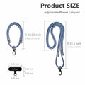 SeHwan 2-Piece Phone Lanyard Set Neck & Wrist Strap Pink Polyester Fashion by Deal US