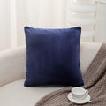 LeFadrie Chenille Pillow Covers Pack of 2 18x18 Midnight Sail Fade-Resistant by Deal US