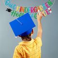 Firefairy Kindergarten Graduation Banner Pre-strung Colorful Glitter Cardstock by Deal US