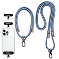 SeHwan 2-Piece Phone Lanyard Set Neck & Wrist Strap Pink Polyester Fashion by Deal US
