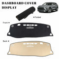 PeakPurit Black Dash Board Cover Mat Flannel for Chevy Blazer RS 2019-2026 by Deal US