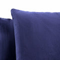 LeFadrie Chenille Pillow Covers Pack of 2 18x18 Midnight Sail Fade-Resistant by Deal US
