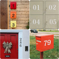 Duozea 4 Inch Number Stencils Set Plastic Reusable Templates for Painting by Deal US