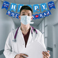 Qttier National Doctor's Day Banner Blue Cardstock Pre-strung Party Decor by Deal US