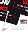 Ornament Collection Trump Vance 2024 Car Flag Window Clip Mount Kit USA by Deal US