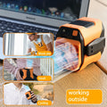 wz-ruijiang 2025 Upgrade Portable Waist Fan 13000 Speed Clip-On Black by Deal US