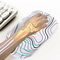 Viorichve Ergonomic Mouse Pad with Wrist Rest Support Non-Slip PU Base Black by Deal US