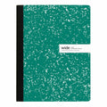 Office Depot Composition Notebook Wide Ruled Green/White 100 Sheets 9.75x7.5 by Deal US