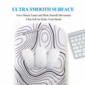 Viorichve Ergonomic Mouse Pad with Wrist Rest Support Non-Slip PU Base Black by Deal US