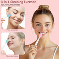 BEVTEE Lip Scrub Brush 10PCS Set Silicone Double-Sided Exfoliator Pink Mint by Deal US