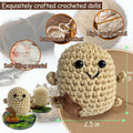 Mini Positive Potato Doll 3in Knit Plush with Card Cute Gift for Friends Family by Deal US