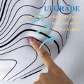 Viorichve Ergonomic Mouse Pad with Wrist Rest Support Non-Slip PU Base Black by Deal US