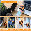 wz-ruijiang 2025 Upgrade Portable Waist Fan 13000 Speed Clip-On Black by Deal US