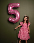 40in Pink Number 9 Balloon Large Foil Birthday Decoration for Men Women Kids by Deal US