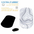 Viorichve Ergonomic Mouse Pad with Wrist Rest Support Non-Slip PU Base Black by Deal US