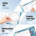 Gannyfer Large Desk Calendar 2025-2026 22x17 Planner with To-Do List Snow by Deal US