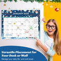 Gannyfer Large Desk Calendar 2025-2026 22x17 Planner with To-Do List Snow by Deal US