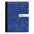 Office Depot Composition Notebook Wide Ruled Blue 100 Sheets 9.75x7.5 by Deal US