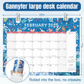 Gannyfer Large Desk Calendar 2025-2026 22x17 Planner with To-Do List Snow by Deal US