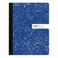 Office Depot Composition Notebook Wide Ruled Blue 100 Sheets 9.75x7.5 by Deal US