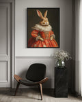 aj decor Rabbit Art Print Poster 8x10 inches Unframed Nature Wall Decor by Deal US
