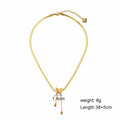 18K Gold Butterfly Necklace for Women Elegant Jewelry Gift Box Included by Deal US
