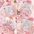 Zxvskr 8 Sets DIY 3D House Stickers Cartoon Colourful Convenience Fruit Flower by Deal US