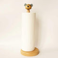 GUDINGHENG Wooden Paper Towel Holder Koala Design Free Standing Stand by Deal US