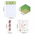 Zxvskr 8 Sets DIY 3D House Stickers Cartoon Colourful Convenience Fruit Flower by Deal US