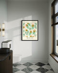 HomeArtPrint Maine Flower Market Botanical Floral Poster 8x10 Unframed by Deal US