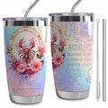 LLKJHGE Scorpio Zodiac 20oz Stainless Steel Insulated Tumbler with Lid by Deal US