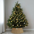 Rocinha Rattan Christmas Tree Collar 26" Rustic Farmhouse Style Seagrass Large by Deal US