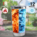 LLKJHGE Scorpio Zodiac 20oz Stainless Steel Insulated Tumbler with Lid by Deal US