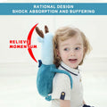 Loisdaro Baby Head Protector Adjustable Backpack Safety Mat Blue Deer by Deal US