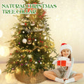 Rocinha Rattan Christmas Tree Collar 26" Rustic Farmhouse Style Seagrass Large by Deal US
