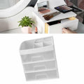 [Like New] JDEFARF Clear Desktop Storage Organizer 3 Drawers Transparent Makeup Box by Deal US
