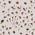CHUNNIN Espresso Martini Napkins 50 PCS Brown Pink Disposable Paper Party by Deal US