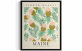 HomeArtPrint Maine Flower Market Botanical Floral Poster 8x10 Unframed by Deal US