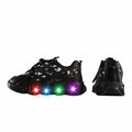 VRYUZHOU Kids Stylish Party Christmas Cartoon Sneakers Black Size 9 by Deal US