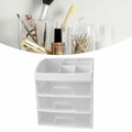[Like New] JDEFARF Clear Desktop Storage Organizer 3 Drawers Transparent Makeup Box by Deal US