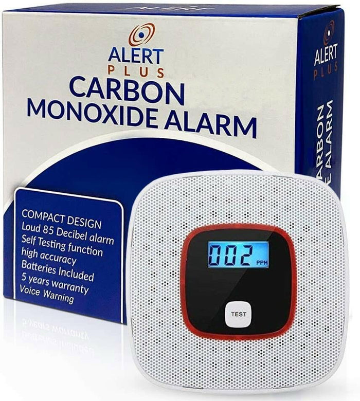 Lecoolife 3 Pack Photoelectric Smoke & CO Detector Digital Display Battery by Deal US