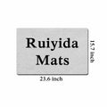 Ruiyida Funny Letter Print Door Mat Rubber Indoor Non-Woven 23.6x15.7 by Deal US