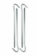 Coghlan's Steel Tent Pegs 7" 5mm Rust-Resistant Hook Top 4-Pack by Deal US