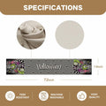 Halloween Table Runner Black Seasonal Party Decor 13x72 Inch by Deal US