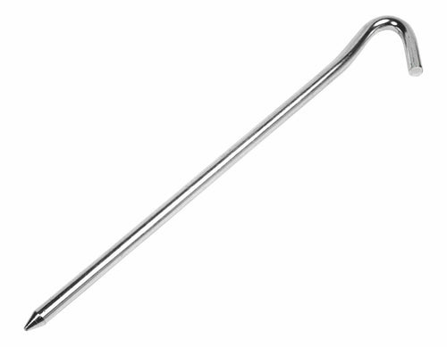 Coghlan's Steel Tent Pegs 7" 5mm Rust-Resistant Hook Top 4-Pack by Deal US