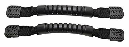 H2o Kayaks Molded Webbing Handle with End Caps Pack of 2 Black by Deal US