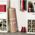 ZOBER Wrapping Paper Organizer 40in Waterproof Storage Holds 25 Rolls White by Deal US