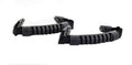 H2o Kayaks Molded Webbing Handle with End Caps Pack of 2 Black by Deal US